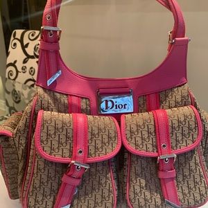 Dior bag in classic Diorissimo print